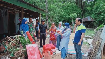 Kunjungi Korban Banjir Moncongkomba, dr Nilal Fauziah Salurkan Bantuan