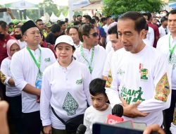 Presiden Jokowi Buka dan Ikuti Jalan Sehat Menuju 1 Abad NU