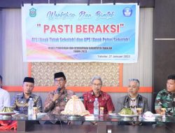 Libatkan Unicef, Pj Bupati Buka Workshop dan Bimtek Atasi Anak Putus Sekolah di Takalar