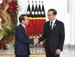 Presiden Jokowi Sambut Kunjungan Resmi PM Timor-Leste di Istana Bogor