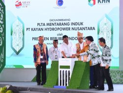 Groundbreaking PLTA Mentarang, Presiden Dukung Transformasi Indonesia Menuju Ekonomi Hijau