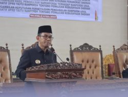 Pj Bupati Takalar hadir di Rapat Paripurna Terkait LKPJ Tahun 2023
