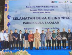 Asisten Pemerintahan dan Kesra Kab. Takalar Wakili Pj. Bupati Takalar Hadiri Selamatan Buka Giling 2024 Pabrik Gula Takalar