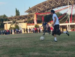 Sepak Bola Gembira Warnai Peringatan HUT ke-79 RI Tingkat Kab. Takalar