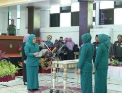 Pengukuhan 83 Ketua TP-PKK Desa Kabupaten Takalar oleh Pj Ketua TP-PKK Kabupaten Takalar