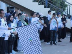 Ratusan Peserta ikuti Pawai Jalan Sehat, pada Peringatan HKN ke-60 Tingkat Kab. Takalar