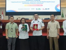 Sekda Takalar Hadiri Diskusi Publik Optimalisasi Pelayanan Jaminan Sosial Ketenagakerjaan bagi Pekerja Informal