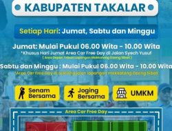 Ciptakan Ekonomi Kerumunan, Pemkab Takalar Tata Alun-Alun dan Gelar Car Free Day