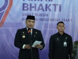 Pj. Bupati Takalar Irup pada Upacara Peringatan Hari Amal Bakti ke-79 Kementrian Agama