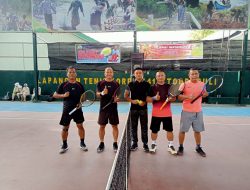 Peringatan HUT Korem 141/TP yang Ke-66, Kodim 1426 Takalar Raih Juara Dua Tennis Lapangan