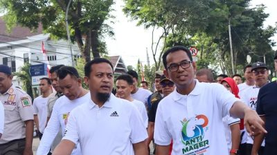 Gubernur Sulsel Hadiri Gerak Jalan Anti Mager Bersama 50 Ribu Masyarakat Takalar
