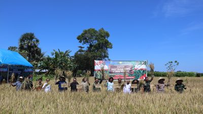 Panen Perdana Padi Nusantara 1 juta Hektar, Pj. Bupati Takalar Harap Kualitas Benih dan Pola Tanam Diperhatikan