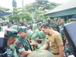 Sekda Takalar Hadiri Kegiatan Kasad di Mako Yonif 726