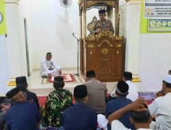Wakapolres Takalar Bersama Forkopimda Safari Ramadhan di Masjid Darul Salam Pallantikang