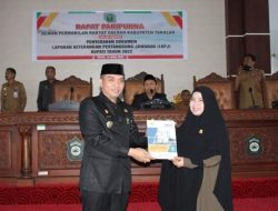 Sekda Takalar Hadiri Rapat Paripurna DPRD
