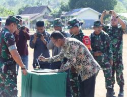Pj. Bupati Takalar hadiri Penutupan TMMD Reguler ke 117 Kodim 1426/Takalar Korem 141/Toddopuli