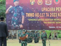 Pj. Bupati Takalar  Sebagai Irup Pembukaan TMMD Ke-17 Tahun 2023