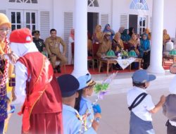 Bunda Paud Takalar dampingi Pj Bupati Lepas Karnaval dan Gerak Jalan Indah HUT ke-78 RI