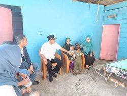 Pj. Bupati bersama Pj. Ketua TP. PKK Takalar Kunjungi Keluarga Stunting