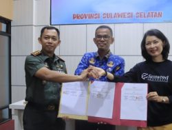Kelola Sampah Plastik di Wilayah Pesisir, Pemkab. Takalar lakukan Perjanjian kerjasama dengan Seaweead’ Indonesia Foundation dan Kodim 1426