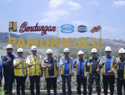 Pj. Bupati Takalar dampingi Pj. Gubernur Sulawesi selatan tinjau progres bendungan pamukkulu