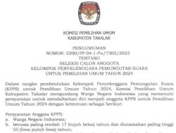 KPU Takalar Buka Pendaftaran KPPS, Ini Persyaratannya
