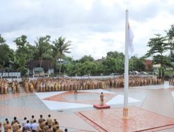 Pimpin Apel Gabungan seluruh OPD, Pj. Bupati Takalar minta ASN tingkatkan Kinerja dan Sukseskan Pemilu 2024
