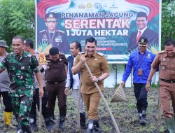 Dukung Swasembada Pangan, Pj. Bupati Takalar Bersama Forkopimda Lakukan Penanaman Jagung Serentak