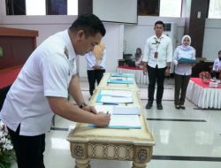 Saksikan Penandatanganan Perjanjian Kinerja (PK) Tahun 2025 secara Serentak, ini Penyampaian Pj. Bupati Takalar