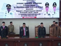 Sidang Paripurna DPRD Dalam Rangka Serah Terima Jabatan Bupati Takalar