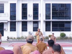 Pimpin Apel Gabungan Organisasi Perangkat Daerah (OPD), Bupati Takalar Evaluasi Kinerja dan Kehadiran ASN