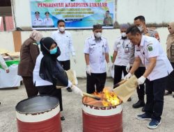 Wakil Bupati Takalar Hadiri Pemusnahan 5660 Berkas Arsip di Lingkup Pemkab. Takalar