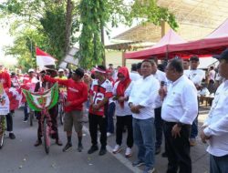 Meriahkan HUT ke-80 Republik Indonesia, Pemkab Takalar Gelar Pawai Sepeda dan Becak Hias