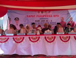 Dihadiri Wabup dan Dandim Takalar, BPD Gelar Rapat Paripurna Hari Jadi Desa Kampung Beru
