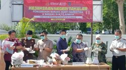 Kejari Takalar Musnahkan Barang Bukti Perkara Tindak Pidana yang Telah Inkracht