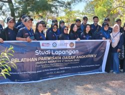 Peserta Pelatihan Pardas V Poltekpar Makassar Kunjungan Lapangan ke Destinasi Wisata Pulau Sanrobengi